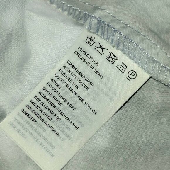 Bardot Womens Wrap Sz 6 Ruched 3/4 Sleeve Tie Crossover Top‎ Cropped Retroglam - Picture 9 of 9